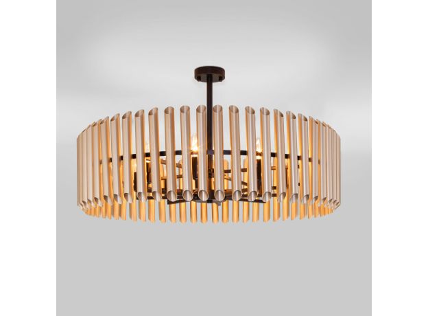 Потолочная люстра латунь/черный