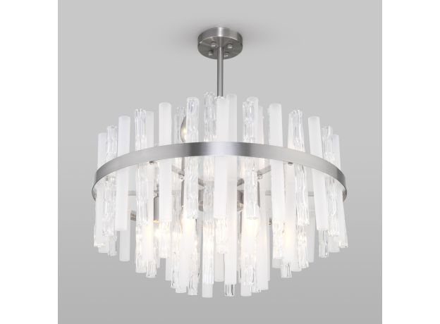 Потолочная люстра Умный дом 367/9 Smart никель