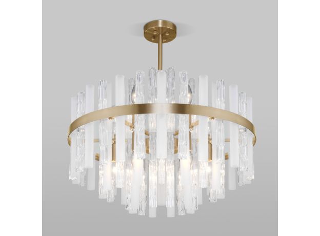 Потолочная люстра Умный дом 368/9 Smart латунь