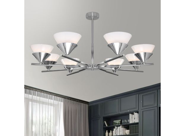 Потолочная люстра в стиле лофт 70138/8 хром