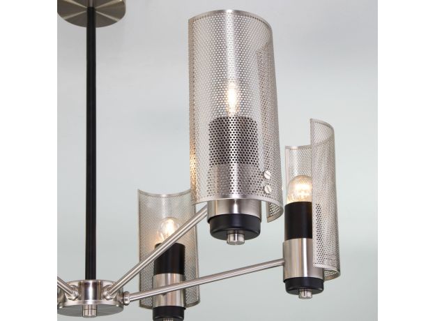 Потолочная люстра в стиле лофт 70139/6 никель