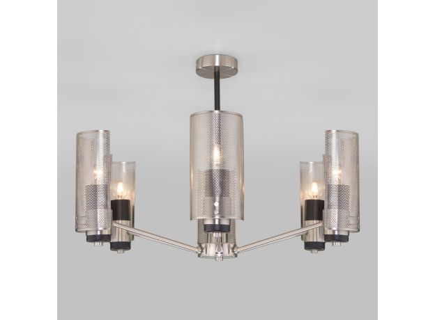 Потолочная люстра в стиле лофт 70139/6 никель