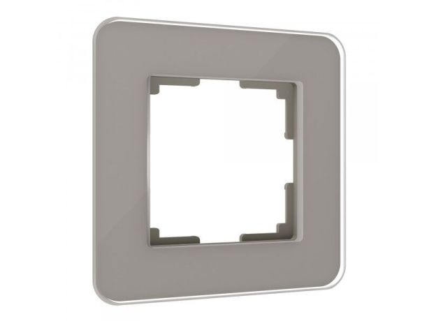 Рамка из стекла на 1 пост Elite дымчатый W0012417