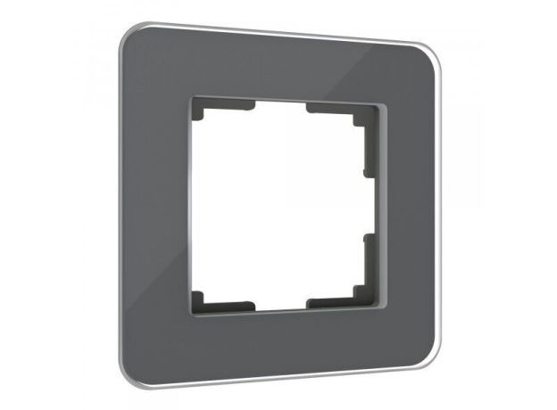 Рамка из стекла на 1 пост Elite графит W0012440