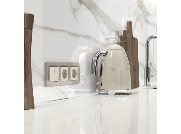 Рамка из стекла на 3 поста Elite дымчатый W0032417