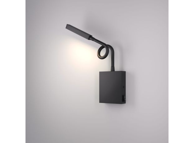 Светильник настенный светодиодный KNOB 40118/LED черный