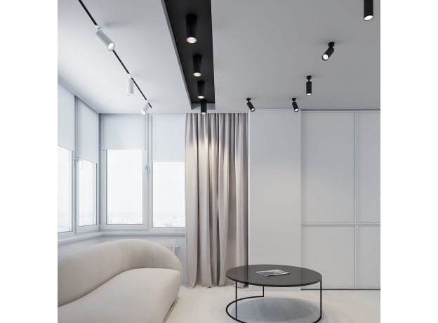 Трековый светодиодный светильник для однофазного шинопровода Diffe белый 15 Вт 4200 K 85166/01