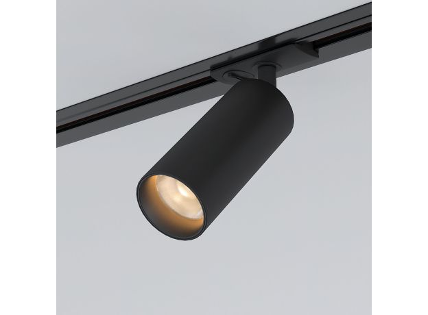 Трековый светодиодный светильник для однофазного шинопровода Diffe черный 10 Вт 4200K 85152/01