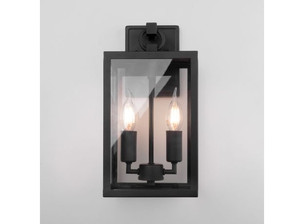 Уличный настенный светильник Candle D 35150/D черный