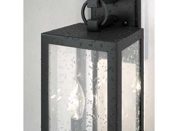 Уличный настенный светильник Candle D 35150/D черный