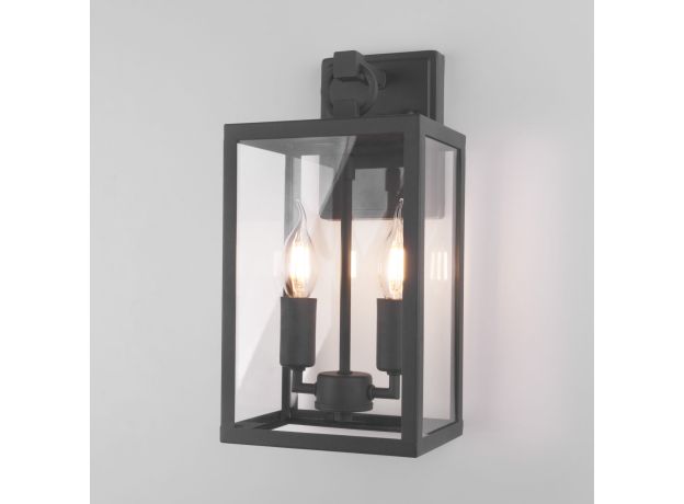 Уличный настенный светильник Candle D 35150/D темно-серый