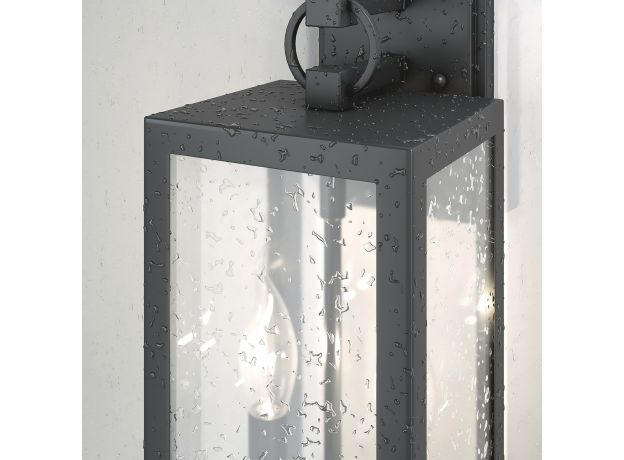 Уличный настенный светильник Candle D 35150/D темно-серый