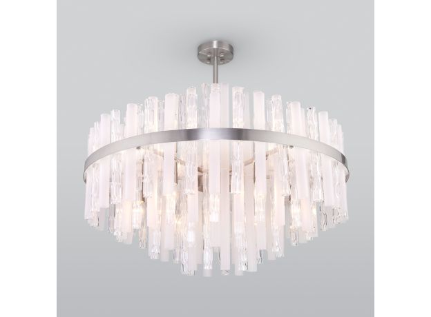 Умная потолочная люстра 367/12 Smart никель