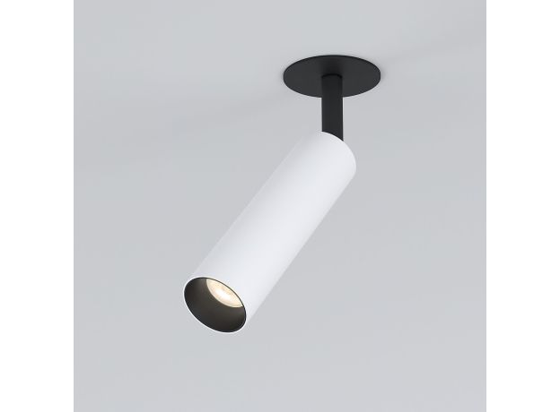 Встраиваемый светодиодный светильник Diffe белый/черный 25040/LED