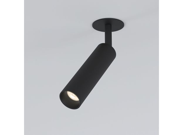 Встраиваемый светодиодный светильник Diffe черный 25040/LED