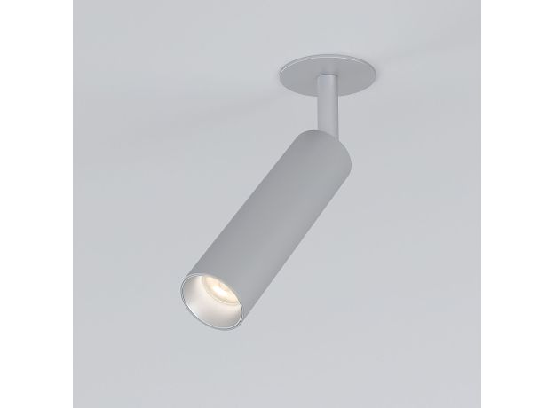 Встраиваемый светодиодный светильник Diffe серебряный 25040/LED