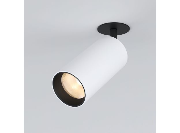 Встраиваемый светодиодный светильник Diffe белый/черный 25066/LED