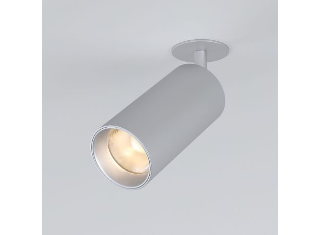 Встраиваемый светодиодный светильник Diffe серебряный 25066/LED
