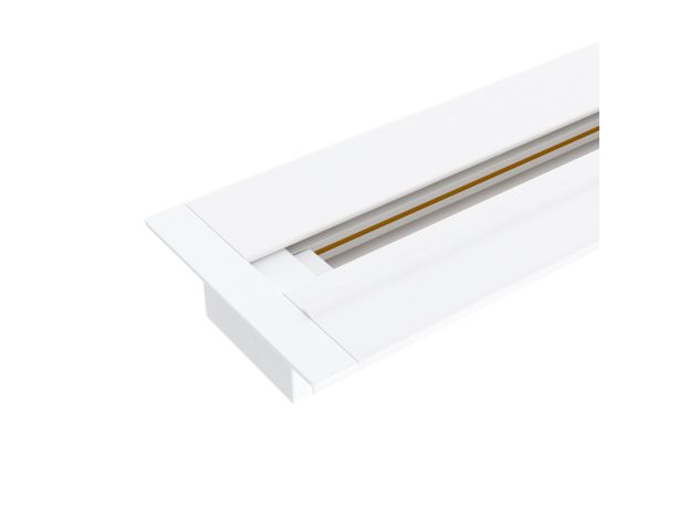 Встраиваемый однофазный шинопровод 2м белый (в комплекте ввод питания и заглушка) 85083/00