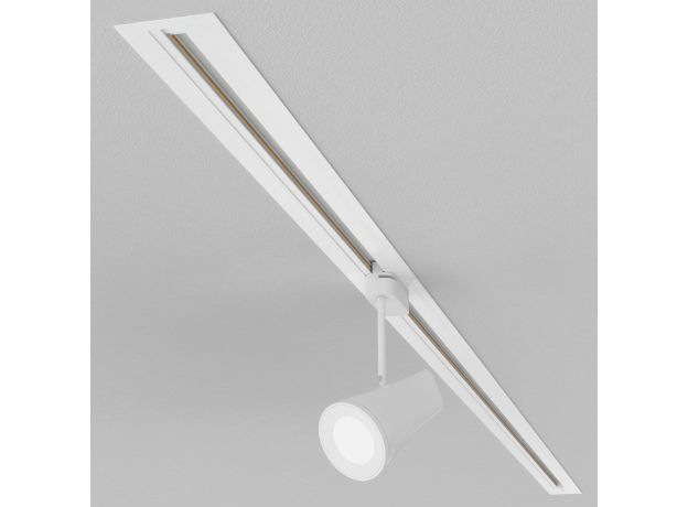 Встраиваемый однофазный шинопровод 2м белый (в комплекте ввод питания и заглушка) 85083/00