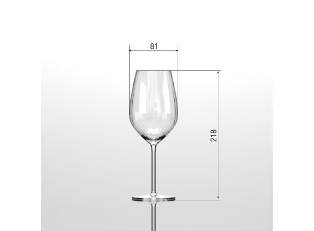 Хрустальные бокалы Strotskis Adajio, белое вино (4 шт.) 0602/4