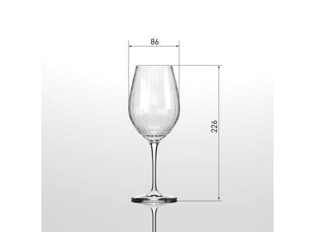 Хрустальные бокалы Strotskis Adajio, красное вино (2 шт.) 0601/2