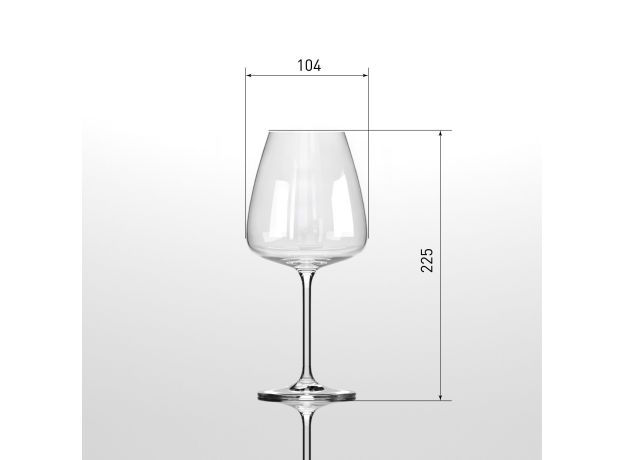 Хрустальные бокалы Strotskis Dionys, красное вино (4 шт.) 0301/4