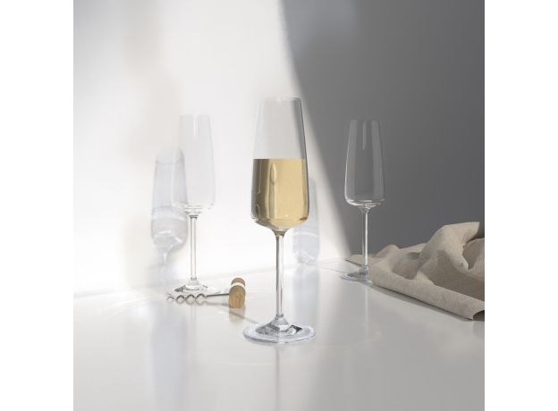 Хрустальные бокалы Strotskis Dionys, шампанское (4 шт.) 0303/4