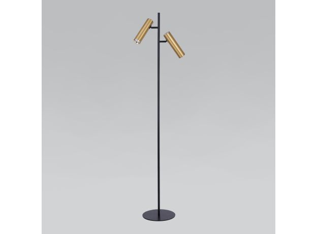 Торшер с поворотными плафонами 01087/2 латунь