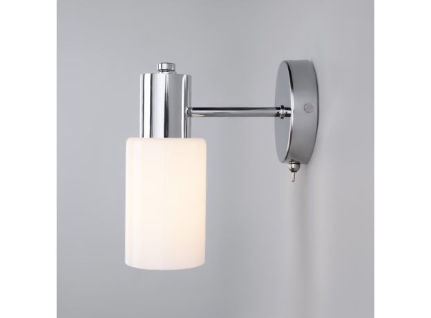 Настенный светильник со стеклянным плафоном 70160/1 хром