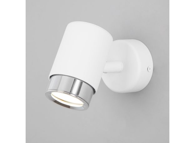 Настенный светильник 20124/1 белый/ хром
