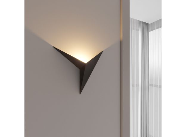 Настенный светодиодный светильник Parete LED MRL LED 3W 1008 IP20 черный