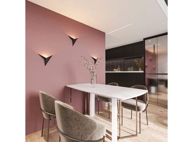 Настенный светодиодный светильник Parete LED MRL LED 3W 1008 IP20 черный