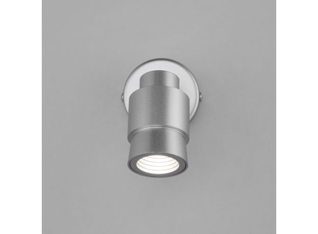 Настенный светодиодный светильник 20125/1 серебро