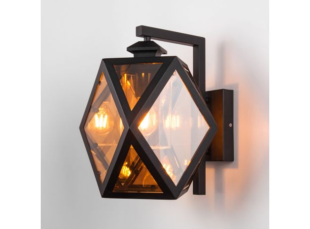 Настенный уличный светильник Ambra D IP33 35133/D черный