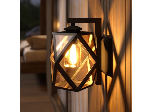 Настенный уличный светильник Ambra D IP33 35133/D черный