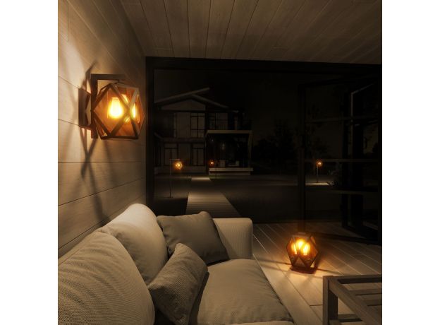 Настенный уличный светильник Ambra D IP33 35133/D черный