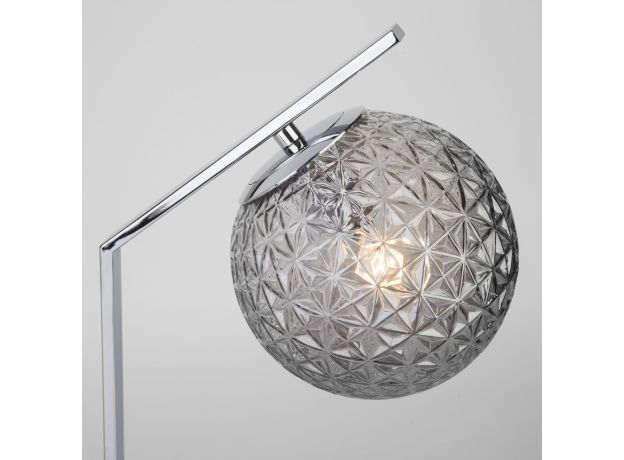 Настольная лампа с плафоном 01213/1 хром