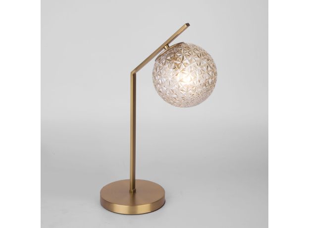 Настольная лампа с плафоном 01213/1 латунь