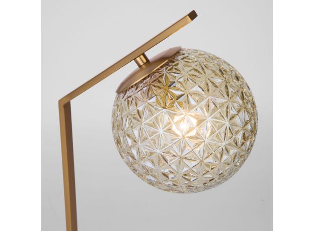 Настольная лампа с плафоном 01213/1 латунь