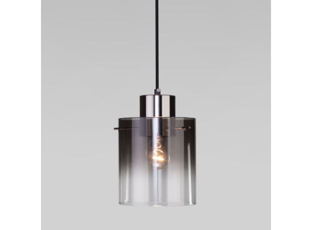 Подвесной светильник со стеклянным плафоном 50227/1 дымчатый