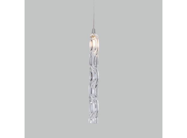 Подвесной светильник со стеклянным плафоном 50381/1 хром