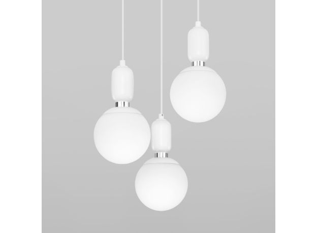 Подвесной светильник со стеклянными плафонами 50151/3 белый