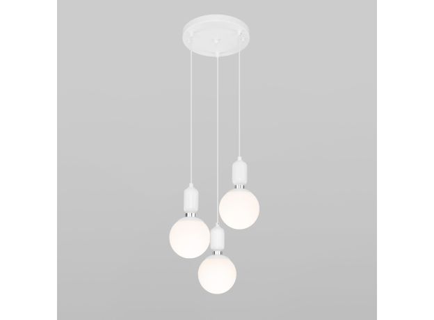 Подвесной светильник со стеклянными плафонами 50151/3 белый