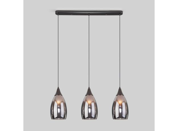 Подвесной светильник со стеклянным плафоном 50285/3 черный жемчуг