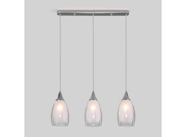 Подвесной светильник со стеклянным плафоном 50285/3 хром