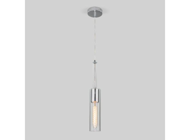 Подвесной светильник со стеклянным плафоном 50226/1 прозрачный