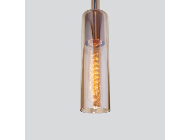 Подвесной светильник со стеклянным плафоном 50226/1 янтарный