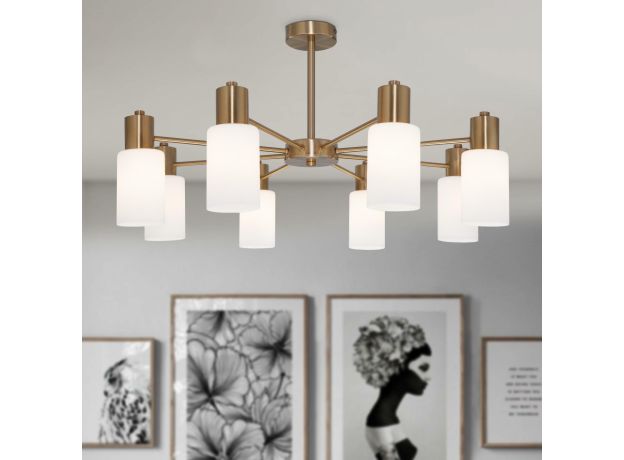 Потолочная люстра в стиле лофт 70160/12 латунь