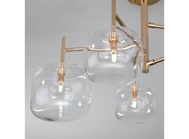 Потолочная люстра в стиле лофт 70128/5 золото